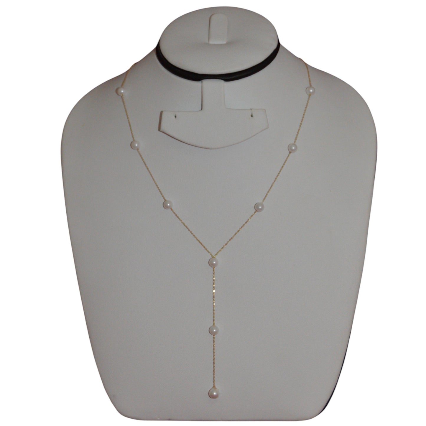 Golden Pearl Drop Necklace