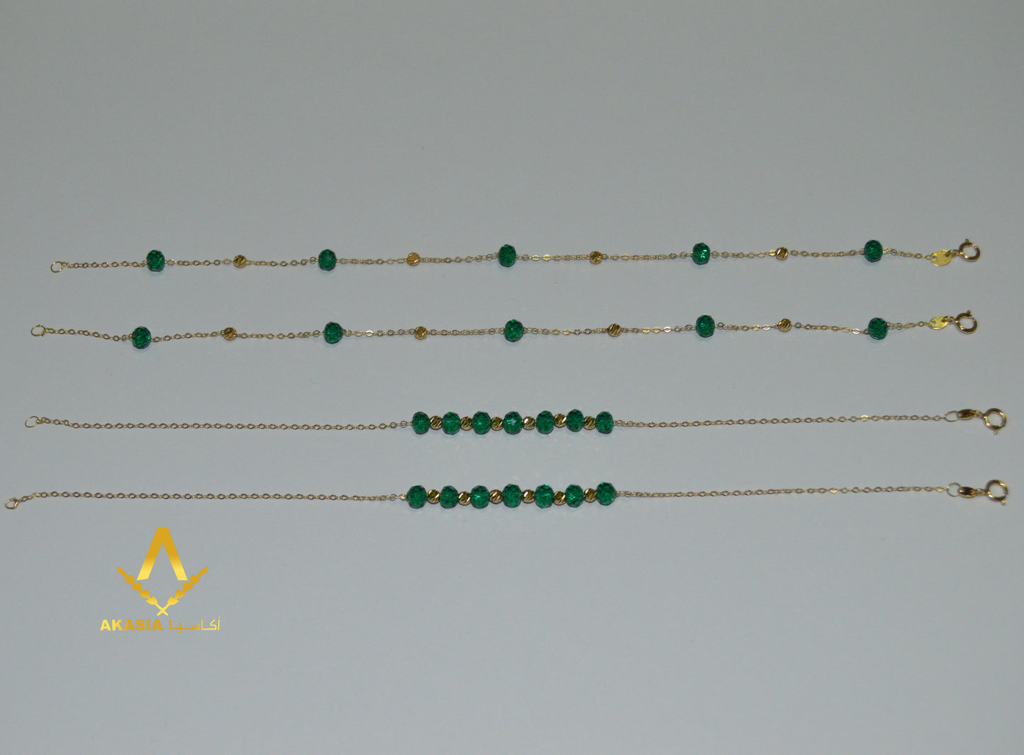 Green charm Bracelet