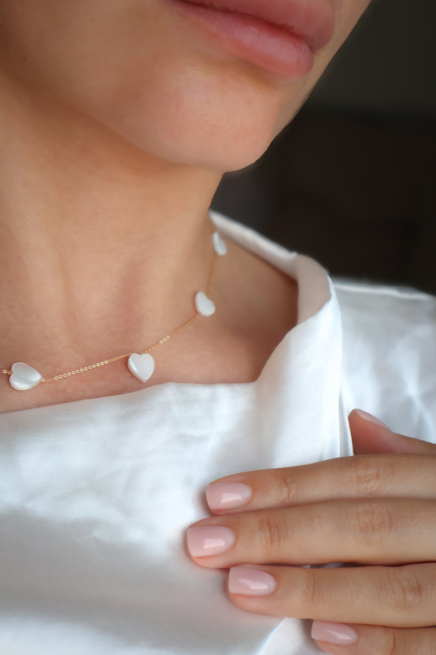 Heart P Necklace