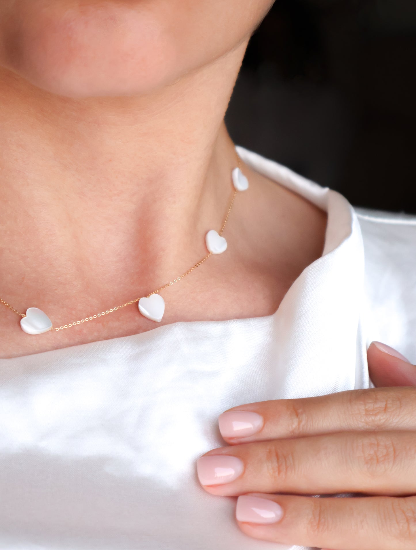 Heart P Necklace