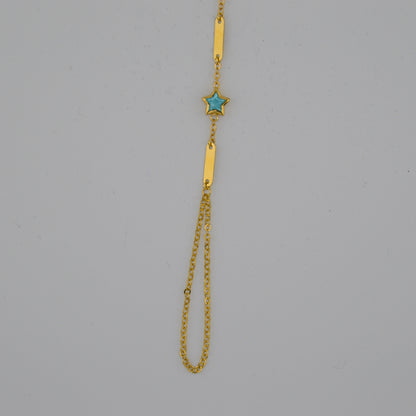 Star Hand Chain Bracelet