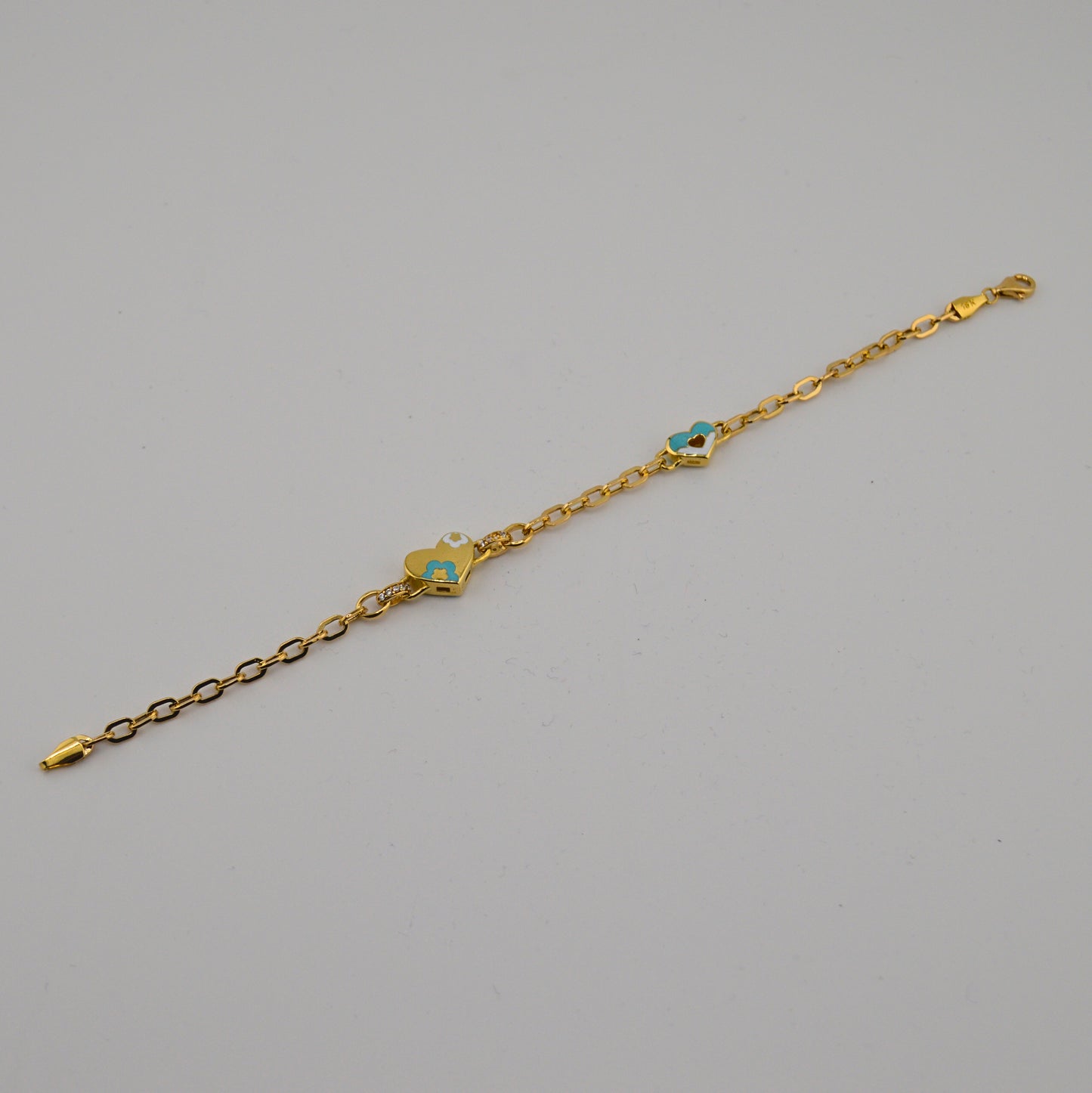 Heart Charm Bracelet