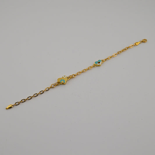 Heart Charm Bracelet