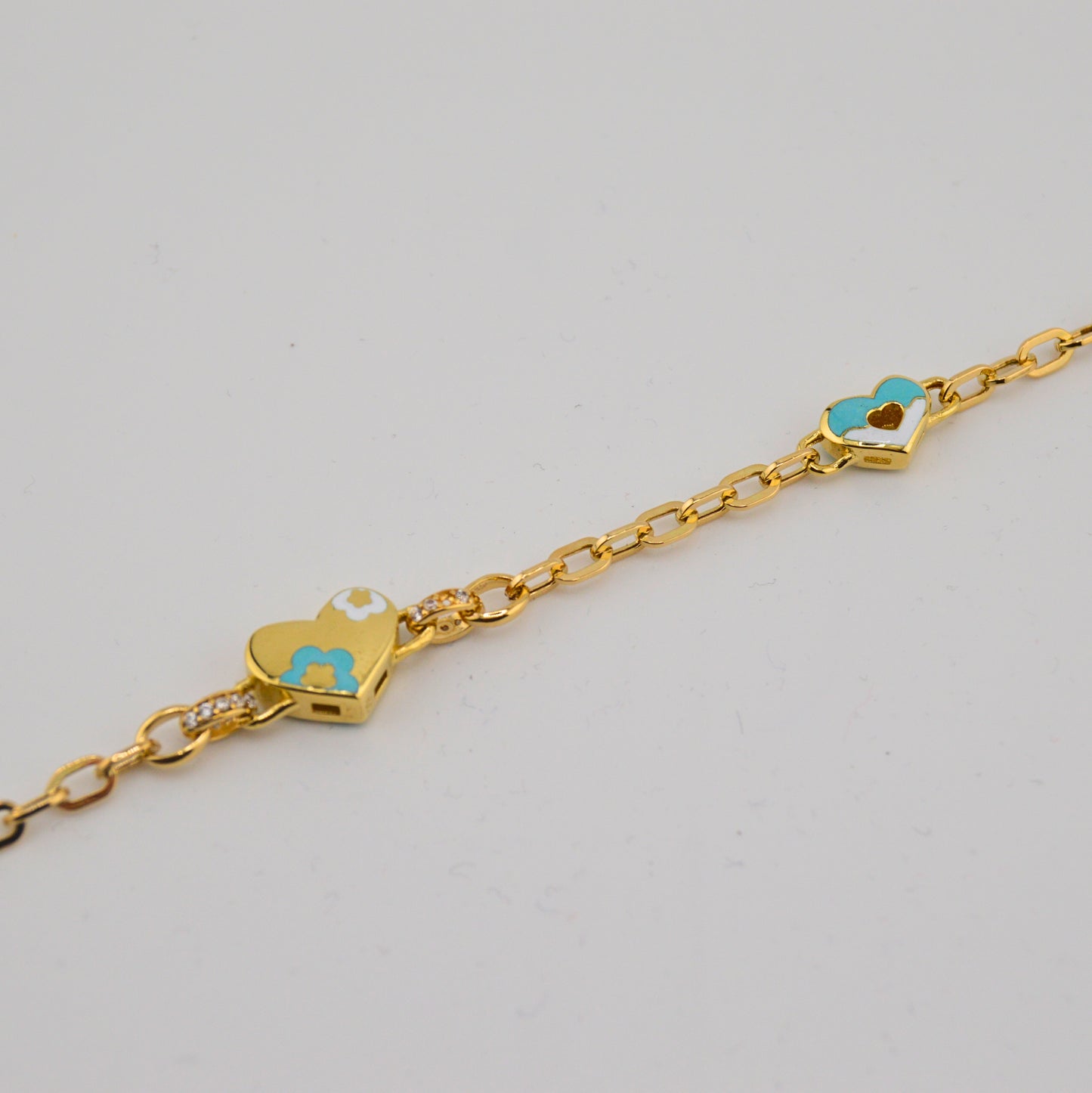 Heart Charm Bracelet