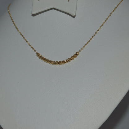 Gold Ball Necklace