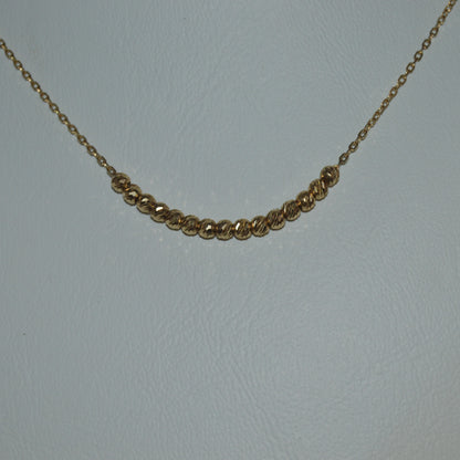 Gold Ball Necklace