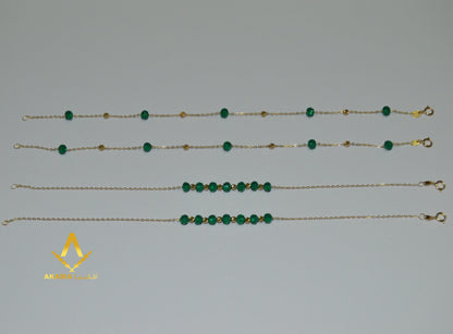 Green charm Bracelet