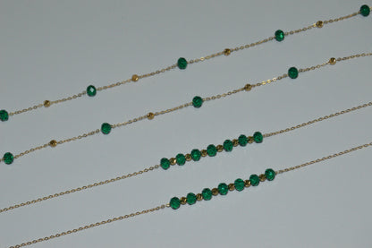 Green charm Bracelet