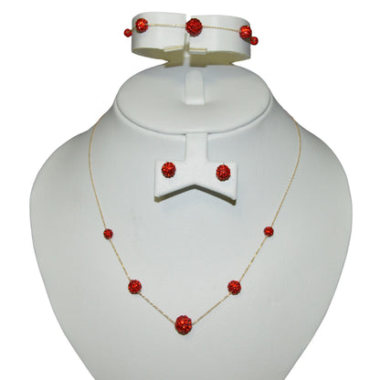 J Deluxe Set – 18K gold jewellery set, Akasia Jewellery Dubai