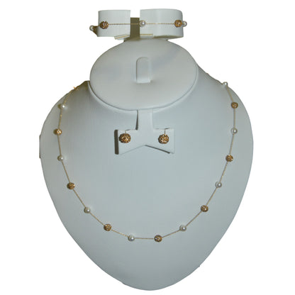 J+P Set – 18K gold jewellery set, Akasia Jewellery Dubai