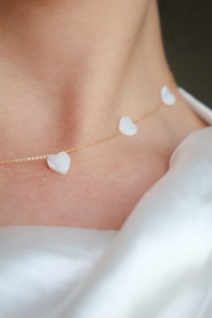 Heart P Necklace